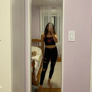 Hollister Black Ripped Jeans